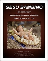 Gesu Bambino (TB) TB choral sheet music cover